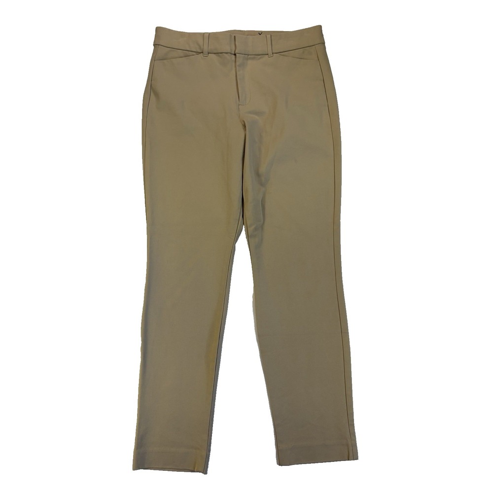 Old Navy Women's 8 Beige High Rise Pixie Skinny Pants Capsule Preppy Neutral